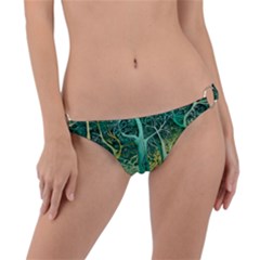 Nature Trees Forest Mystical Forest Jungle Ring Detail Bikini Bottoms by Ravend