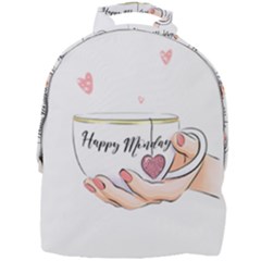Happy Monday Mini Full Print Backpack by SychEva