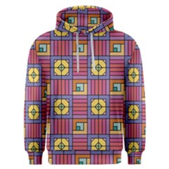 Pattern Geometric Colorful Lines Shapes Men s Overhead Hoodie by Jancukart