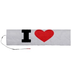 I Love Mason Roll Up Canvas Pencil Holder (l) by ilovewhateva