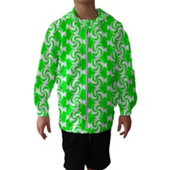 Candy Illustration Pattern Kids  Hooded Windbreaker by GardenOfOphir