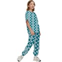 Cute Candy Illustration Pattern For Kids And Kids At Heart Kids  Tee and Pants Sports Set View3