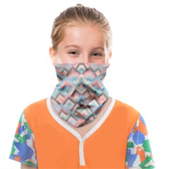 Trendy Chic Modern Chevron Pattern Face Covering Bandana (kids) by GardenOfOphir