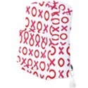 Pattern Xoxo Red White Love Full Print Backpack View3