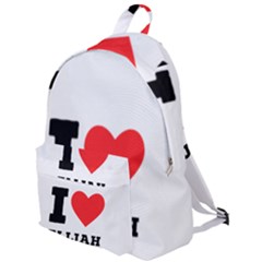 I Love Elijah The Plain Backpack by ilovewhateva