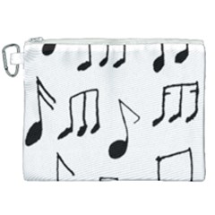 Music Is The Answer Phrase Concept Graphic Canvas Cosmetic Bag (xxl)