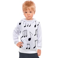 Music Is The Answer Phrase Concept Graphic Kids  Hooded Pullover by dflcprintsclothing