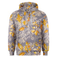 Fabric Floral Background Men s Overhead Hoodie