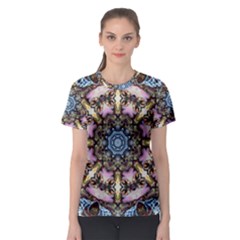 Abstract Kaleidoscope Digital Women s Sport Mesh Tee