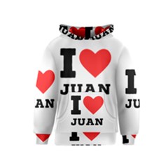 I Love Juan Kids  Pullover Hoodie by ilovewhateva