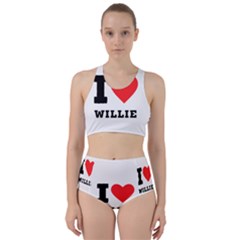 I Love Willie Racer Back Bikini Set by ilovewhateva