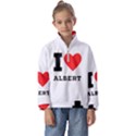 I love albert Kids  Half Zip Hoodie View1