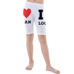 I Love Logan Kids  Mid Length Swim Shorts by ilovewhateva