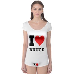 I Love Bruce Boyleg Leotard 