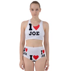 I Love Joe Racer Back Bikini Set by ilovewhateva