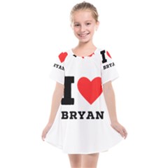 I Love Bryan Kids  Smock Dress by ilovewhateva