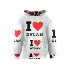 I Love Dylan  Kids  Pullover Hoodie by ilovewhateva