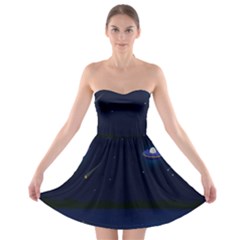 Alien Navi Strapless Bra Top Dress