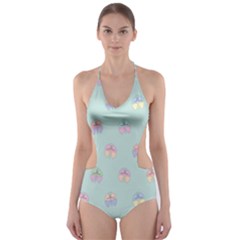 Butterfly-15 Cut-out One Piece Swimsuit by nateshop