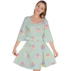 Butterfly-15 Velour Kimono Dress by nateshop