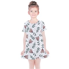 Flowers-49 Kids  Simple Cotton Dress