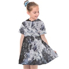 Tempestuous Beauty Art Print Kids  Sailor Dress by dflcprintsclothing