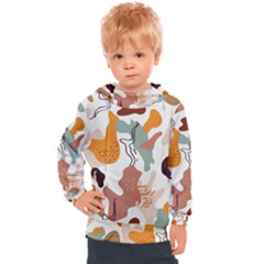 Shapes Pattern Kids  Hooded Pullover by BlackRoseStore