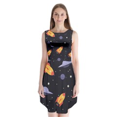 Cosmos Sleeveless Chiffon Dress  