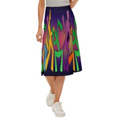 Dancing Midi Panel Skirt by nateshop