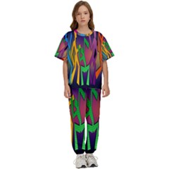 Dancing Kids  Tee And Pants Sports Set by nateshop