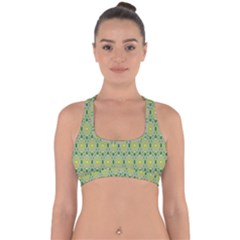 Leaf - 02 Cross Back Hipster Bikini Top  by nateshop