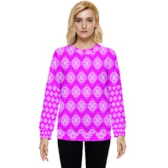 Abstract Knot Geometric Tile Pattern Hidden Pocket Sweatshirt by GardenOfOphir