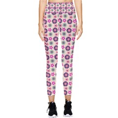 Cute Floral Pattern Pocket Leggings  by GardenOfOphir