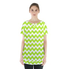 Chevron Pattern Gifts Skirt Hem Sports Top by GardenOfOphir