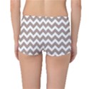 Beige Chevron Pattern Gifts Boyleg Bikini Bottoms View2