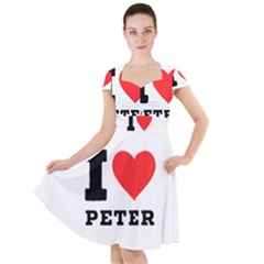 I Love Peter Cap Sleeve Midi Dress by ilovewhateva