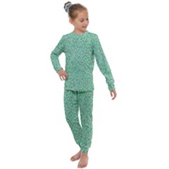 Leaves-015 Kids  Long Sleeve Set  by nateshop