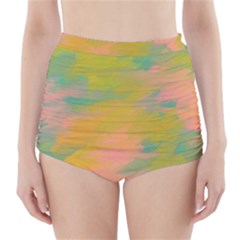 Paint-19 High-waisted Bikini Bottoms by nateshop