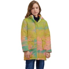 Paint-19 Kid s Hooded Longline Puffer Jacket by nateshop