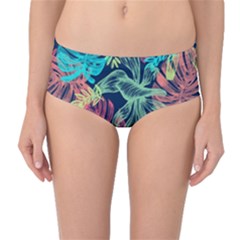 Sheets-33 Mid-waist Bikini Bottoms by nateshop