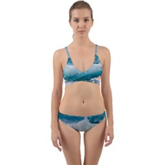 Waves Wrap Around Bikini Set by nateshop