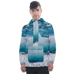 Waves Men s Front Pocket Pullover Windbreaker by nateshop