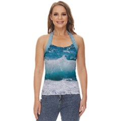 Waves Basic Halter Top by nateshop