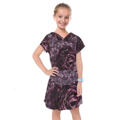 Rose Mandala Kids  Drop Waist Dress by MRNStudios