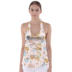 Mohanad Fa Babydoll Tankini Top by mohanadfa