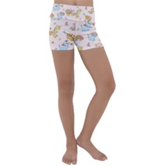 Mohanad Fa Kids  Lightweight Velour Yoga Shorts by mohanadfa