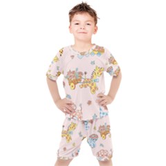 Mohanad Fa Kids  Tee And Shorts Set by mohanadfa