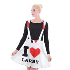 I Love Larry Suspender Skater Skirt by ilovewhateva