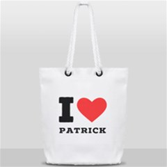 I Love Patrick  Full Print Rope Handle Tote (small) by ilovewhateva