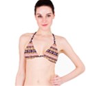 Print Pattern Design Vintage Bikini Top View1